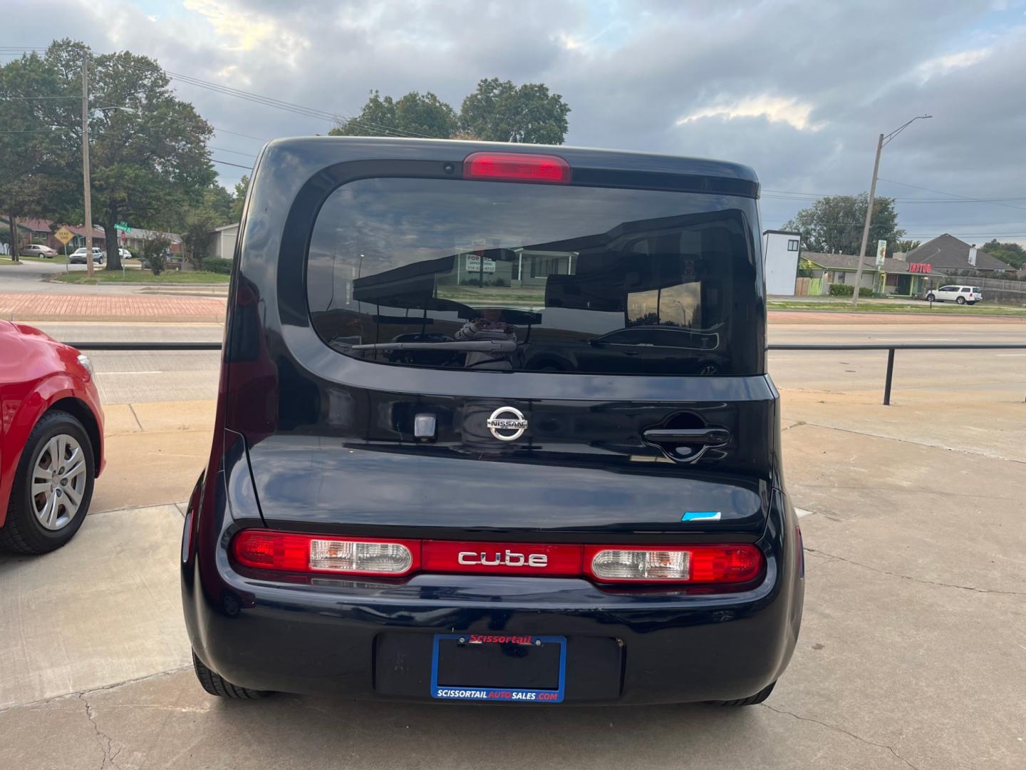 2013 BLACK NISSAN CUBE 1.8 S CVT (JN8AZ2KR9DT) with an 1.8L L4 DOHC 16V engine, Continuously Variable Transmission transmission, located at 8101 E. Skelly Dr., Tulsa, OK, 74129, (918) 592-3593, 36.121891, -95.888802 - Photo#3